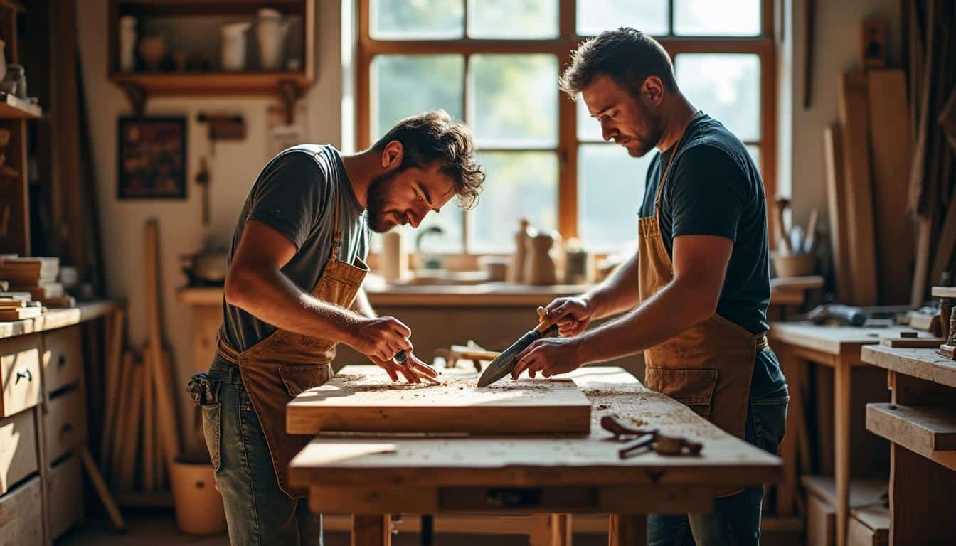 Illustration: Comprendre la différence entre le métier d’ébéniste et celui de menuisier
