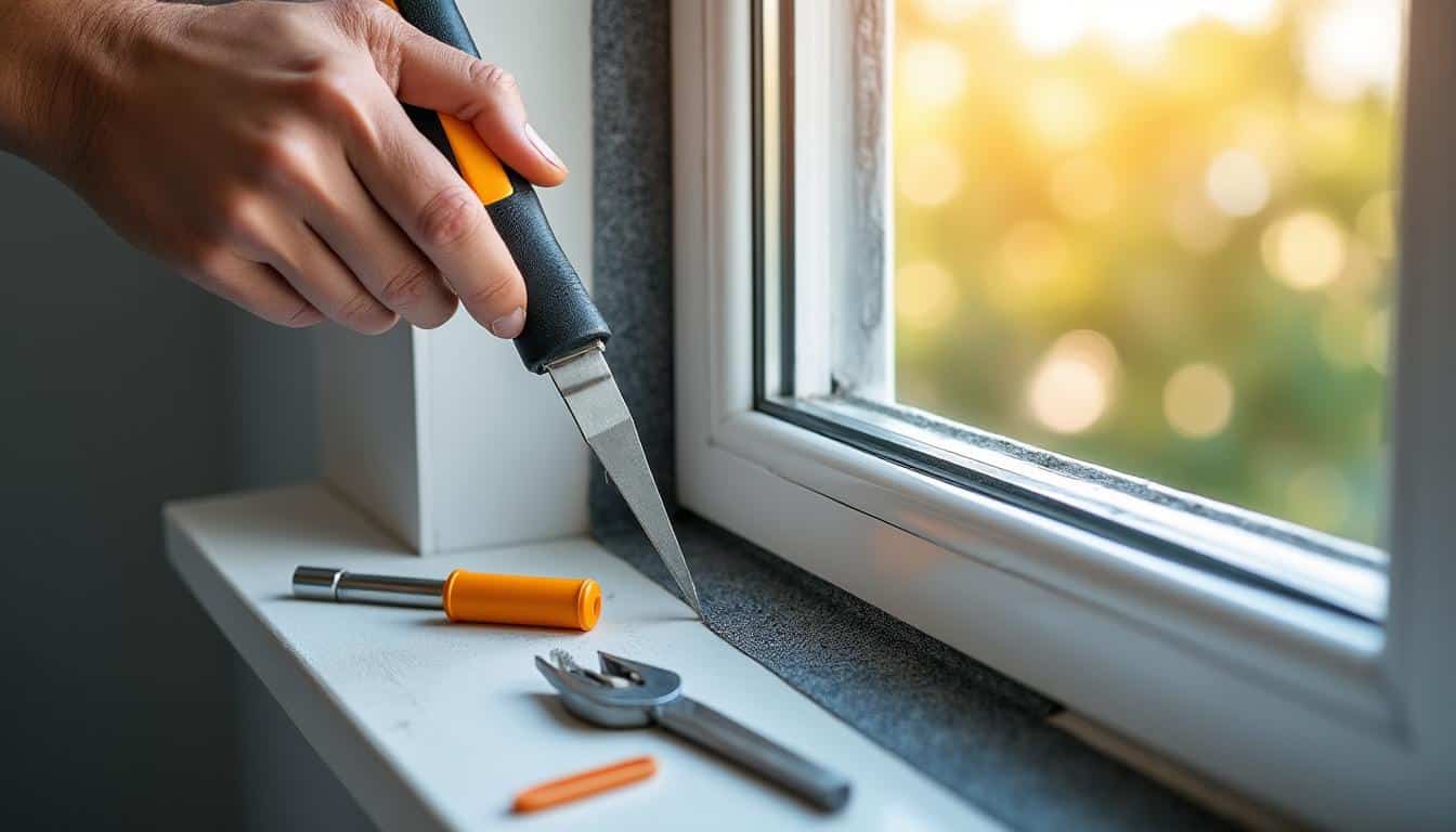 Illustration: Définition et rôle du joint d’isolation de fenêtre en PVC