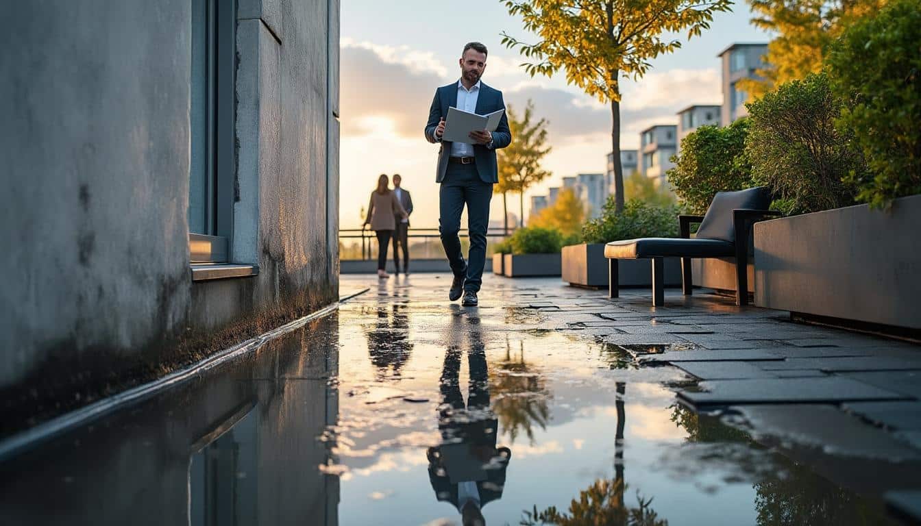 Illustration: Comprendre la jurisprudence du défaut d’étanchéité d’une terrasse : définitions et enjeux