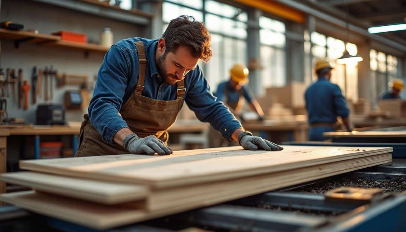 Illustration: Définition du métier de menuisier industriel et spécificités