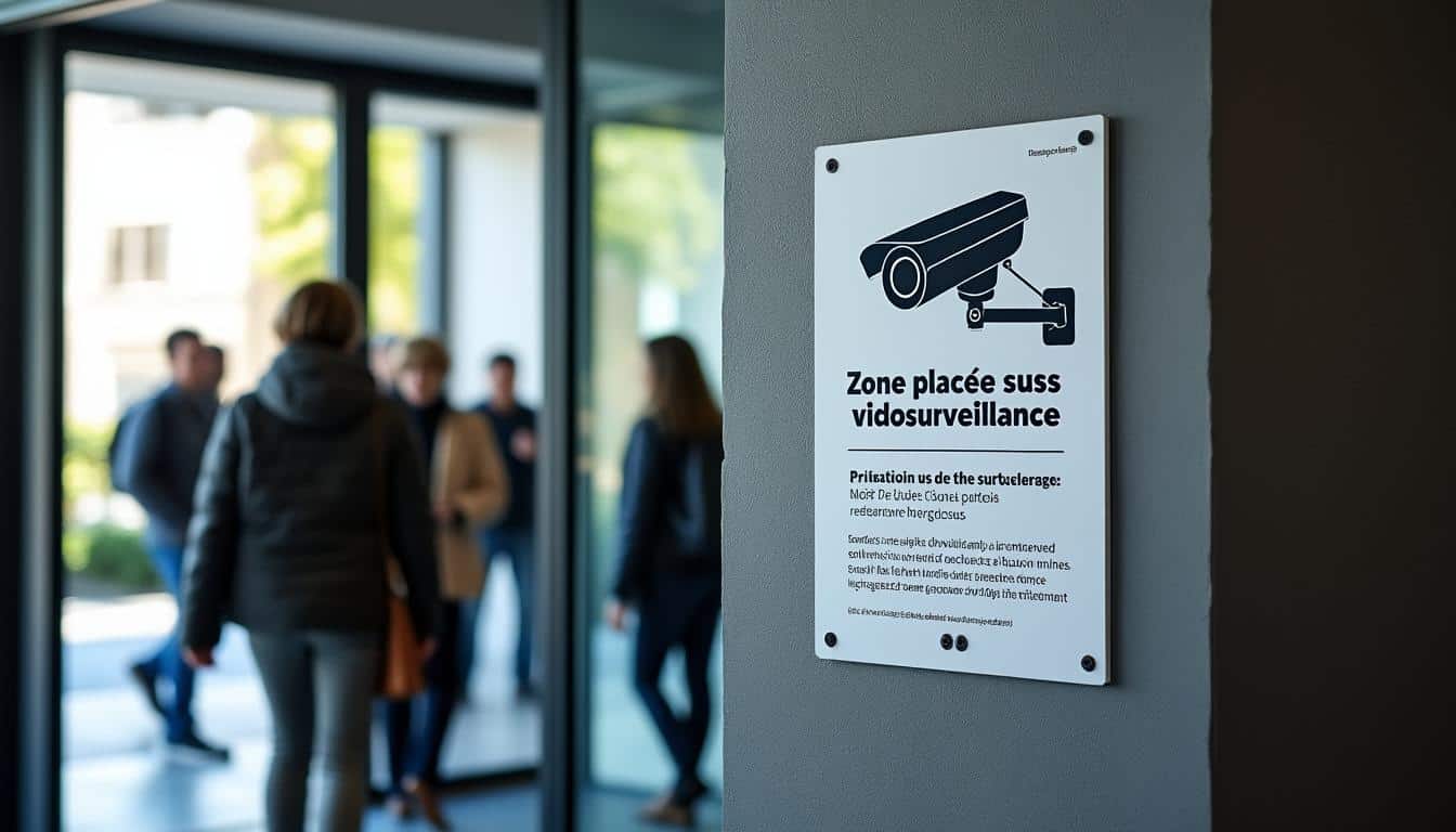 Illustration: Comprendre les obligations et le contenu d’un modèle d’affiche de vidéosurveillance PDF gratuit