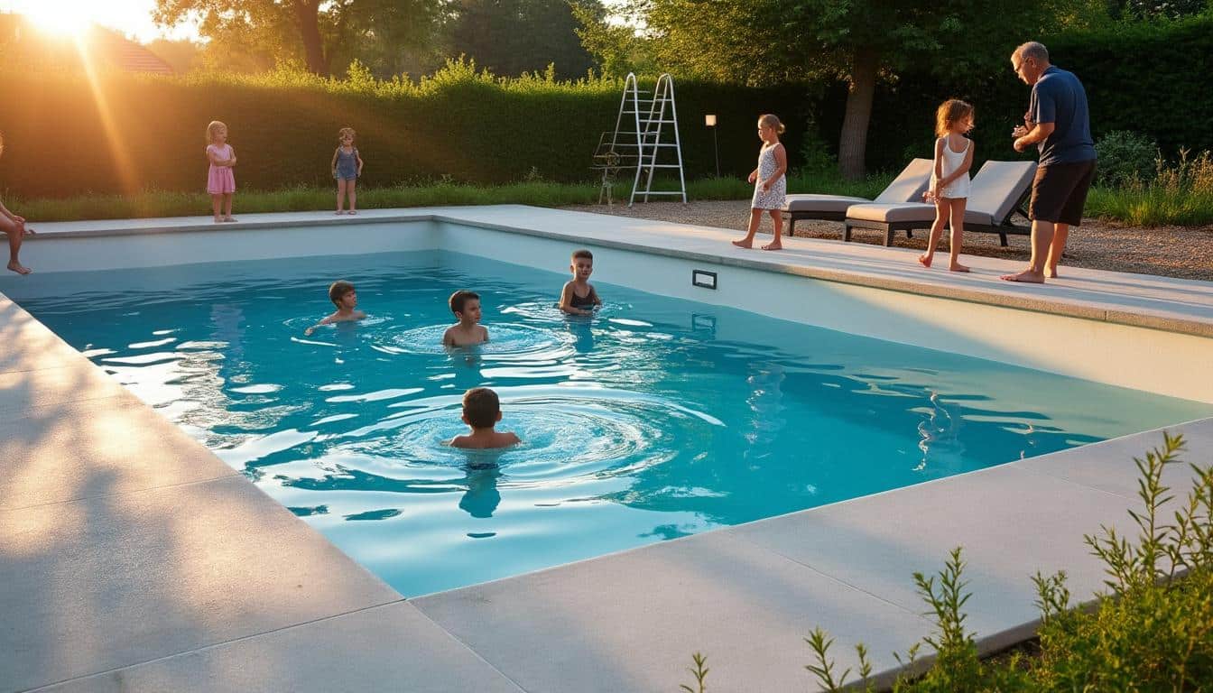 Illustration: Avantages et inconvénients d’une piscine en béton hors sol