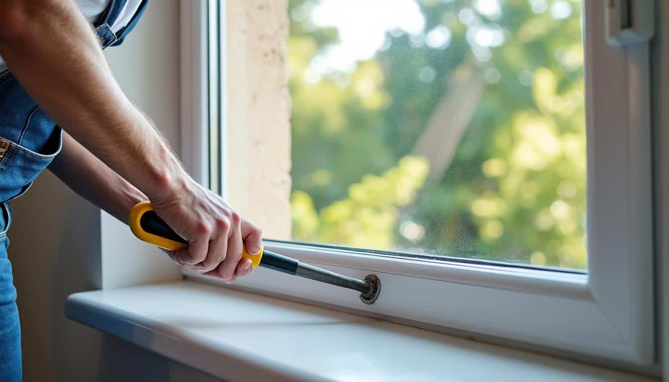 Illustration: Les types de réglages possibles sur une fenêtre en PVC