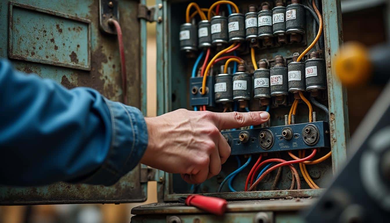 Illustration: Identifier et reconnaître les composants d’un tableau électrique à fusibles