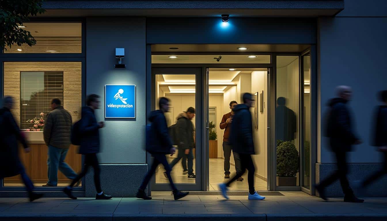 Illustration: Définition de la vidéosurveillance en copropriété et distinction avec la vidéoprotection