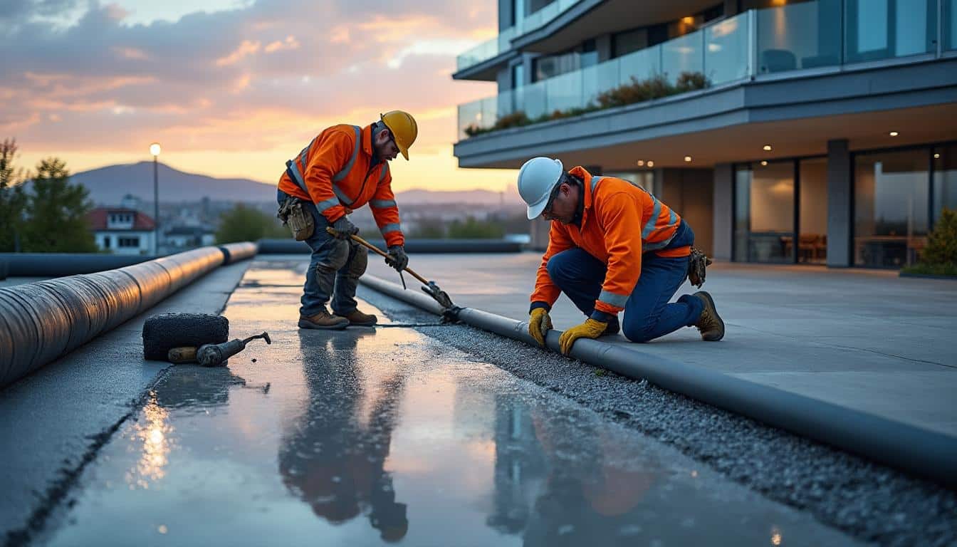 Illustration: Les différents systèmes d’étanchéité adaptés aux terrasses accessibles