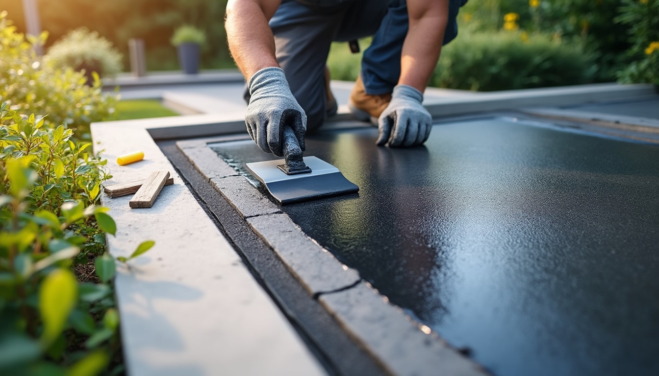 Illustration: Les solutions et techniques pour l’étanchéité d’une terrasse extérieure