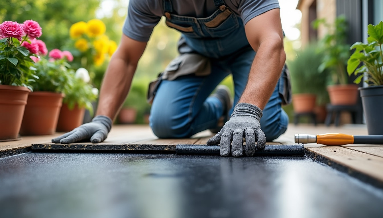 Étanchéité de terrasse extérieure : conseils et solutions durables