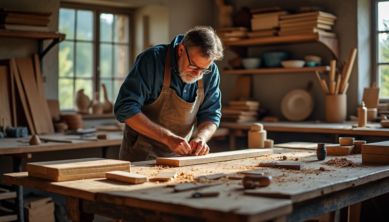 Illustration: Présentation du métier de menuisier et de la famille professionnelle associée