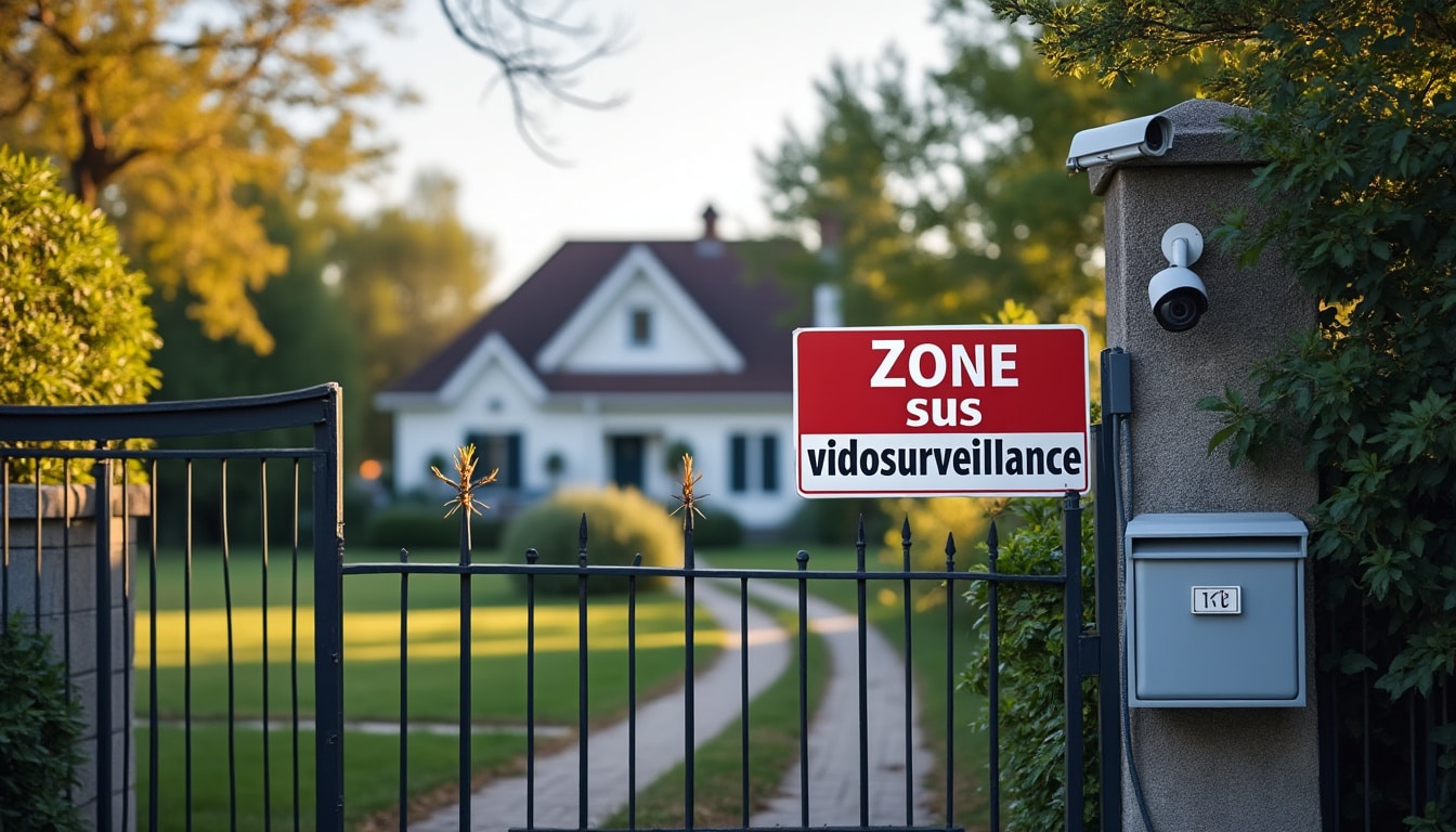 Illustration: Définition et cadre légal de l’obligation d’affichage de la vidéosurveillance chez un particulier