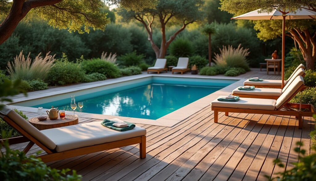 Terrasse de piscine hors sol : conseils, idées et installation