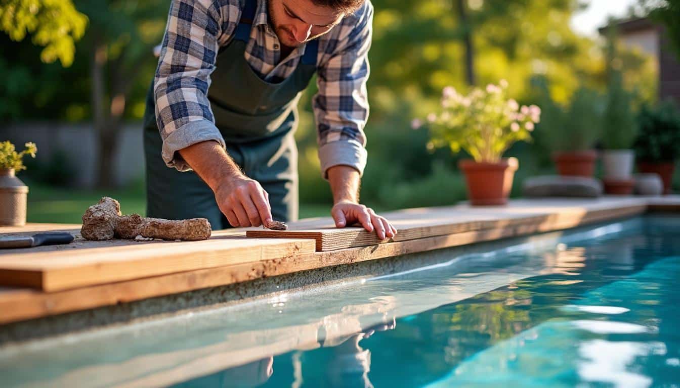 Illustration: Bien choisir le bois et les matériaux pour une terrasse autour de votre piscine hors sol