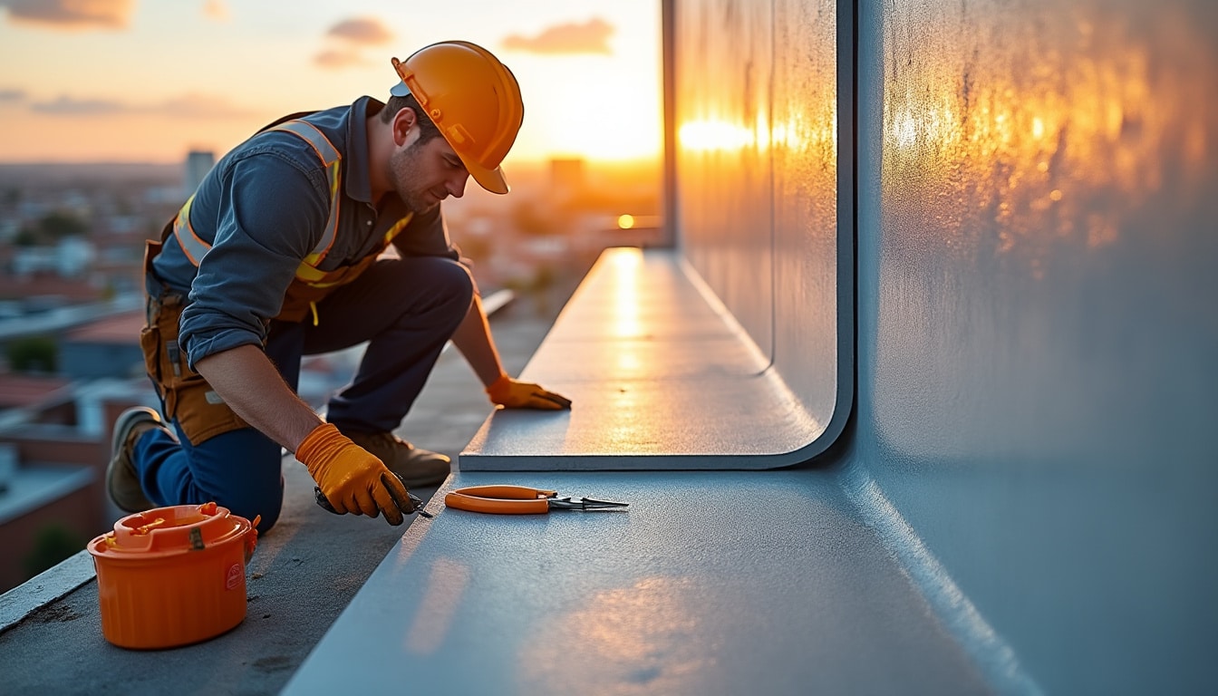Illustration: Rôle, fonctionnement et conséquences d’un relevé d’étanchéité sur une toiture terrasse