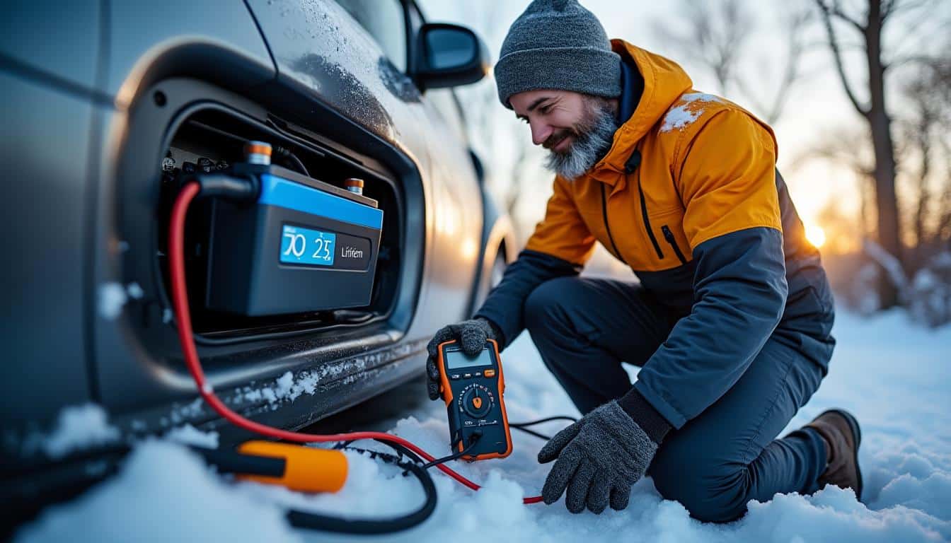 Illustration: Comprendre l’autonomie de la batterie lithium en hiver : principes et fonctionnement