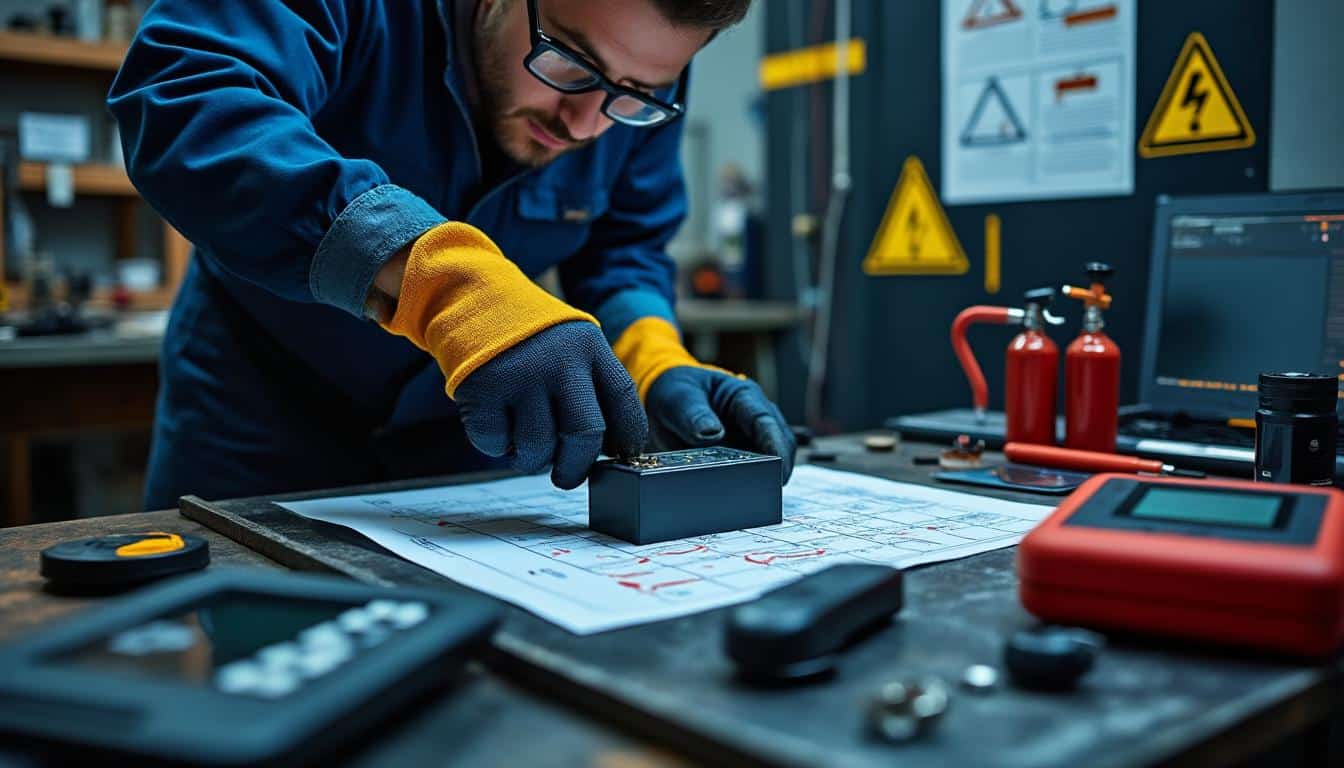 Illustration: Pourquoi la surchauffe des batteries lithium est un enjeu crucial pour la sécurité ?