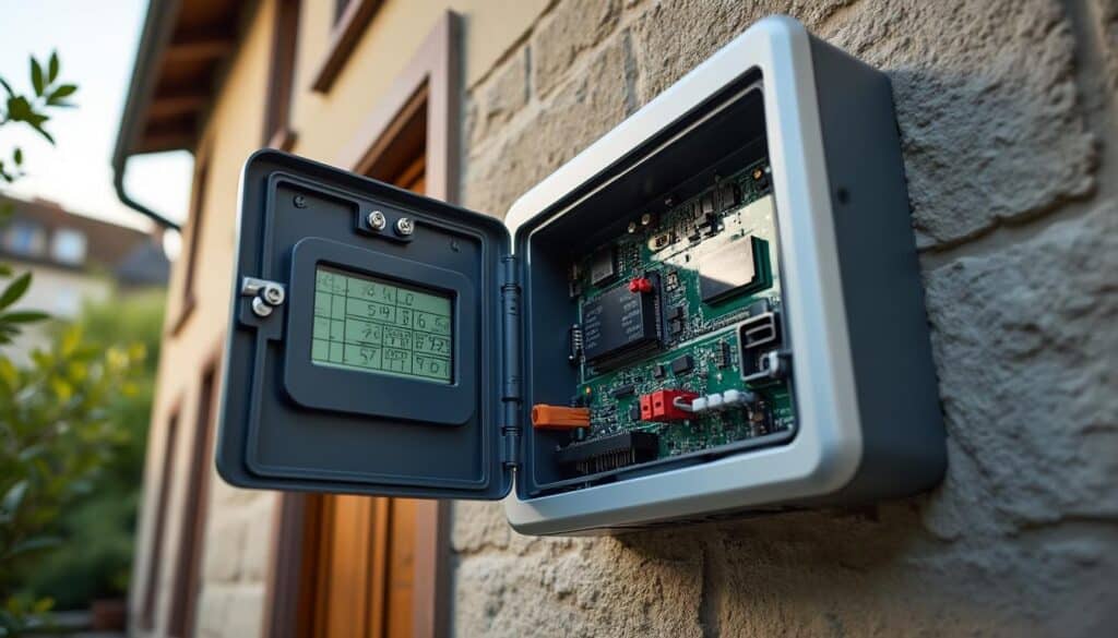 Compteur intelligent avec relevé automatique et gestion des coupures