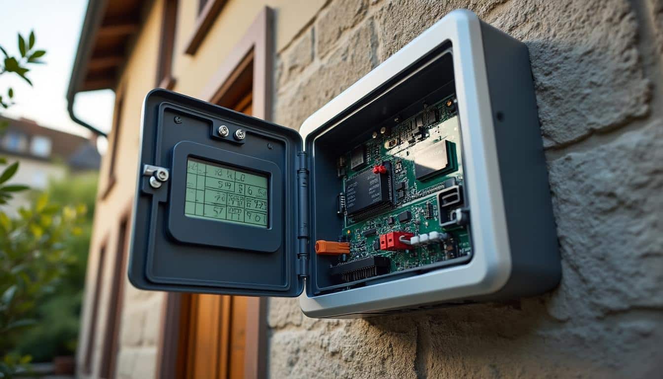 Compteur intelligent avec relevé automatique et gestion des coupures