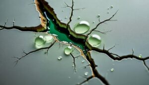 Prévenir la moisissure sur un bac fissuré