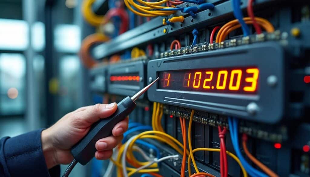 Compteur intelligent pour branchement triphasé et sécurité optimisée