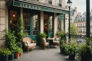 Comment une véranda transforme-t-elle l'espace urbain à Paris 1 ?