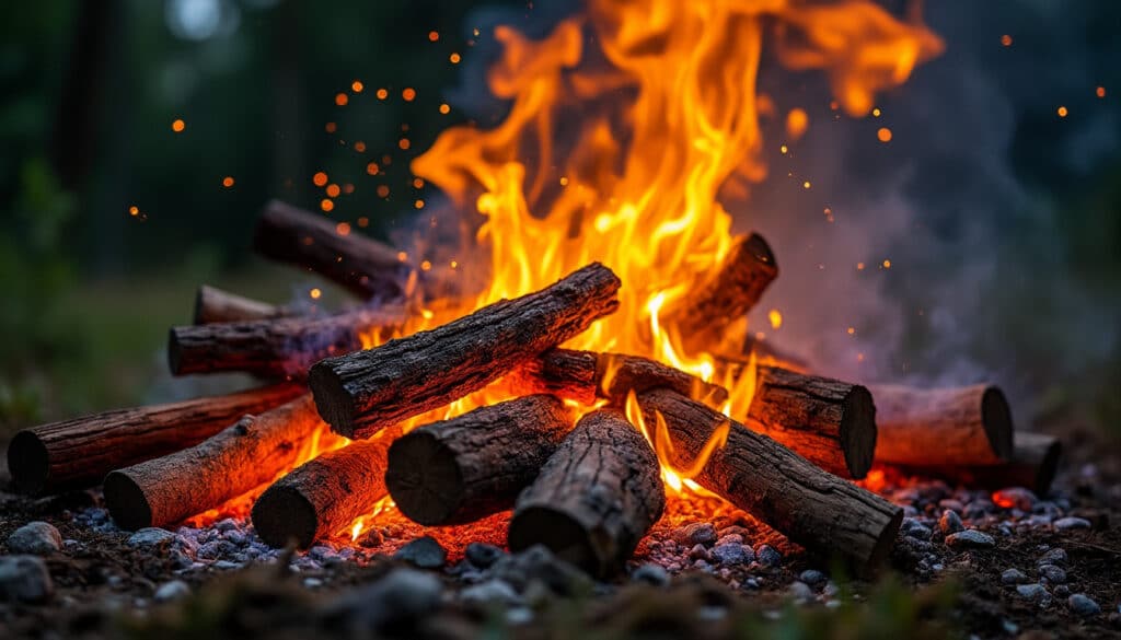Bois qui pète dans le feu : comprendre et limiter les éclats