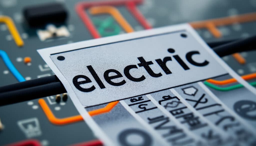 Étiquette électrique : Guide complet pour un repérage clair et sécurisé