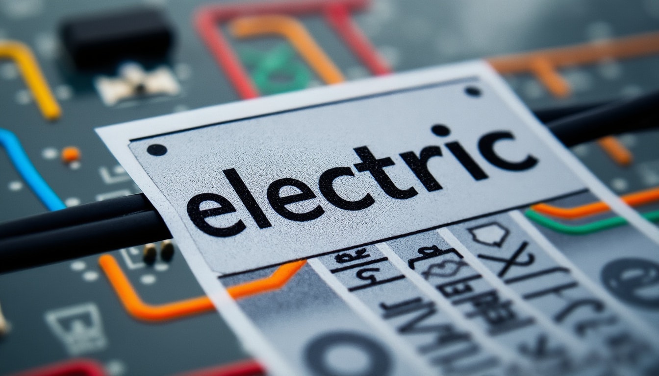 Étiquette électrique : Guide complet pour un repérage clair et sécurisé