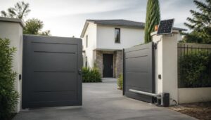 Portail électrique à énergie solaire : fonctionnement